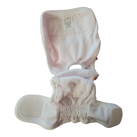 Washable Pet Female Diapers 3 Pack Ruffle Decor Reusable Small Dog In Heat, XS - Picture 3 of 13